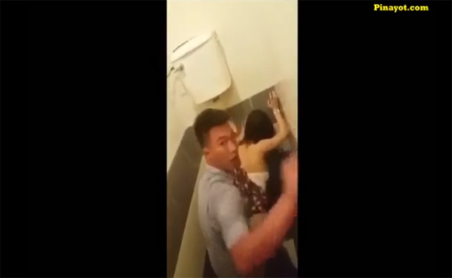 【クラブトイレ盗撮動画】どこの国でもクラブのトイレはセックスする為に度々使われる